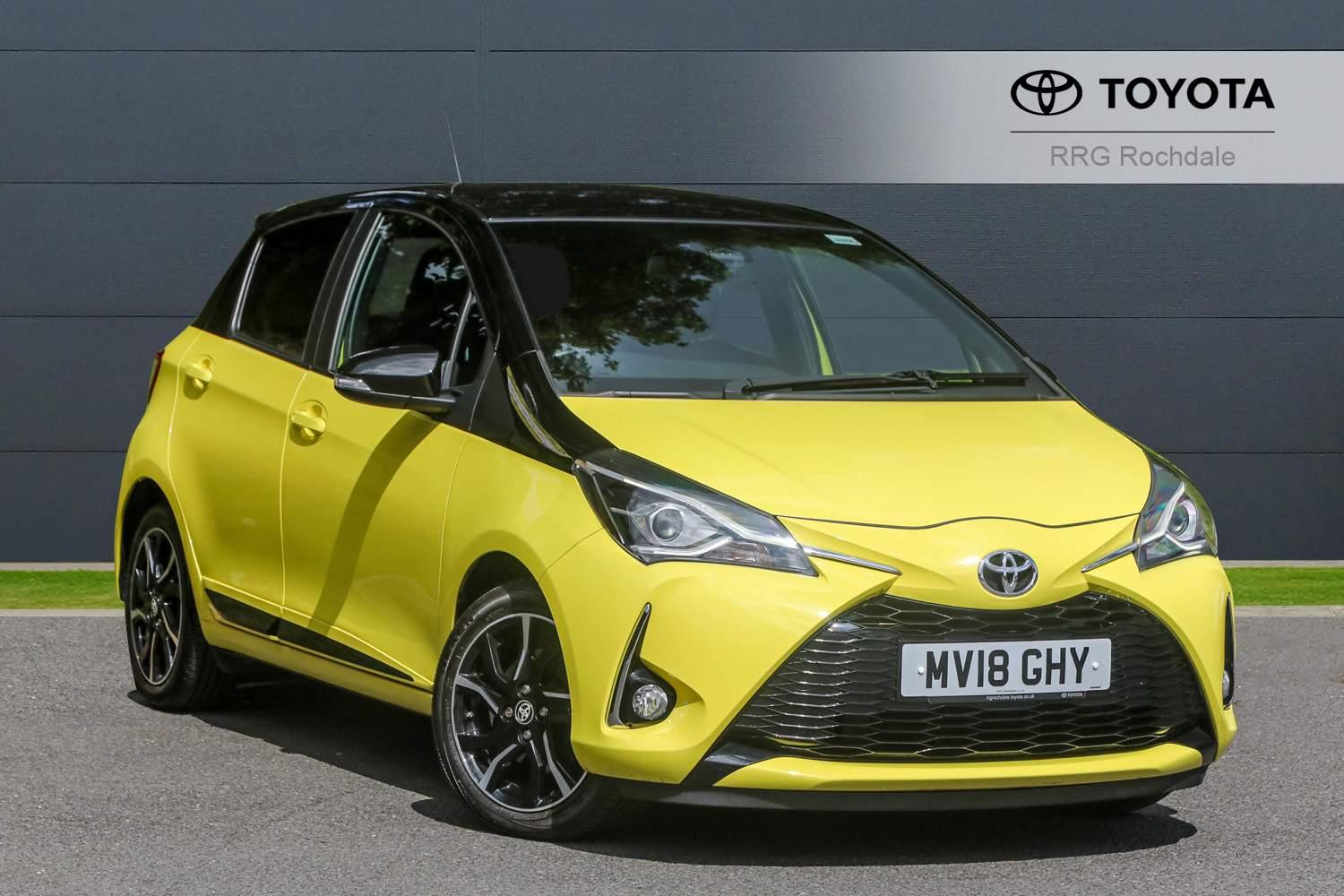 Used Toyota Yaris 1.5 VVT-i Yellow Bi-Tone Limited Edition Euro 6 5dr